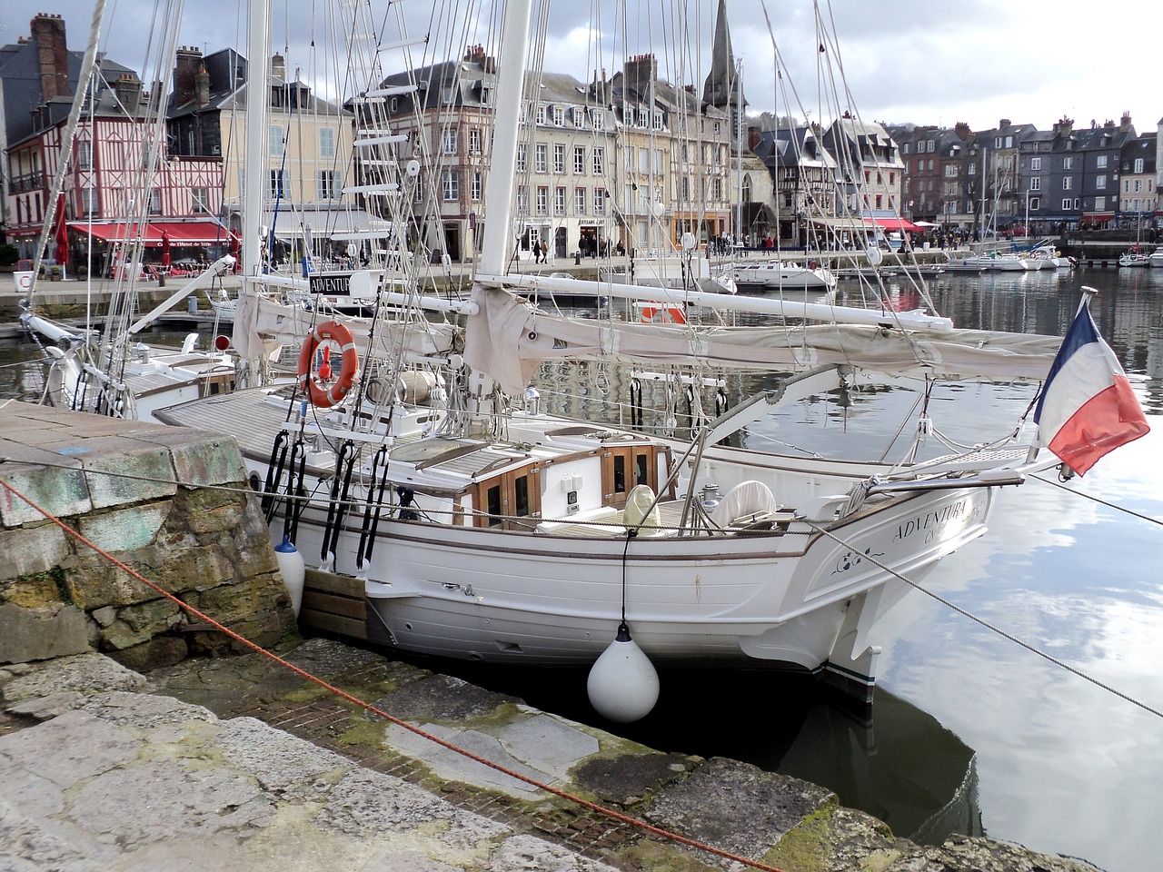 Vandens Telkinys,  Jūra,  Kelionė,  Prieglobstis,  Valtis,  Uostas,  Honfleur,  Burlaivis,  Transportas,  Stiebas