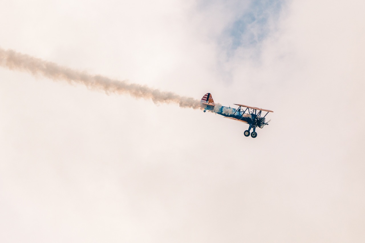 Boeing Stearman Pt-13D, Dviaukštis, Orlaivis, Skristi, Flugshow, Skrydžio Dienos 2017 M., Aerobatis, Senoviniai Orlaiviai, Istorija, Nemokamos Nuotraukos