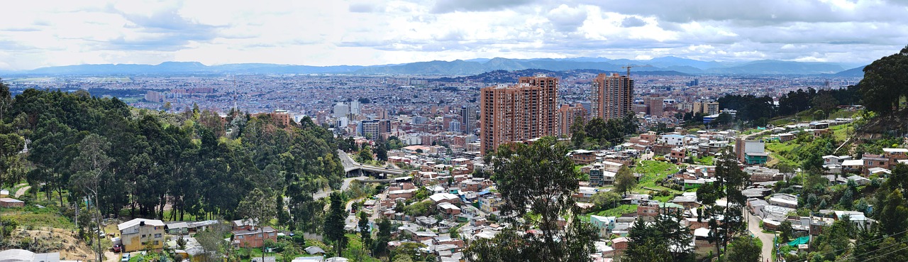 Bogotá, Bogota, Miesto Kraštovaizdis, Vaizdas, Kalnas, Kraštovaizdis, Miestas, Miesto, Architektūra, Požiūris