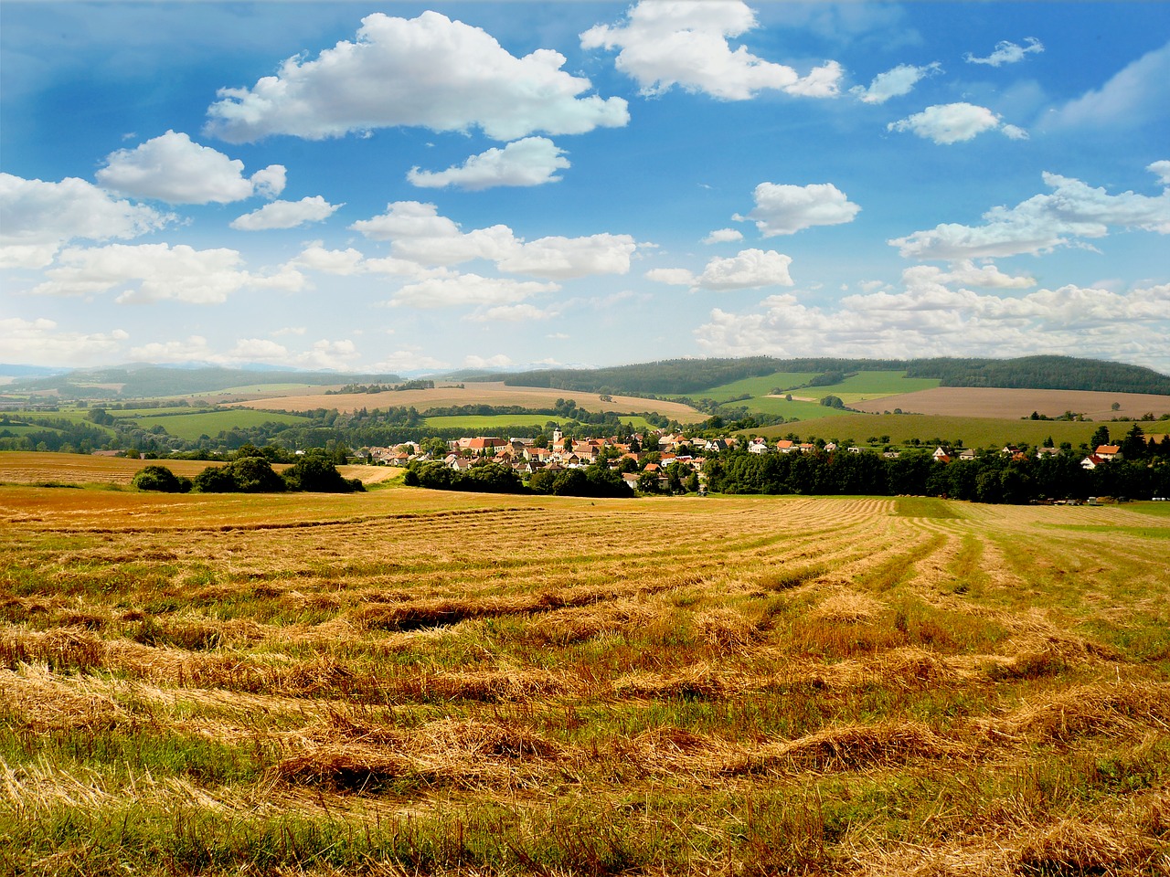 Bohemia,  Pietų Bohemija,  Kaimas,  Kraštovaizdis,  Laukas, Nemokamos Nuotraukos,  Nemokama Licenzija