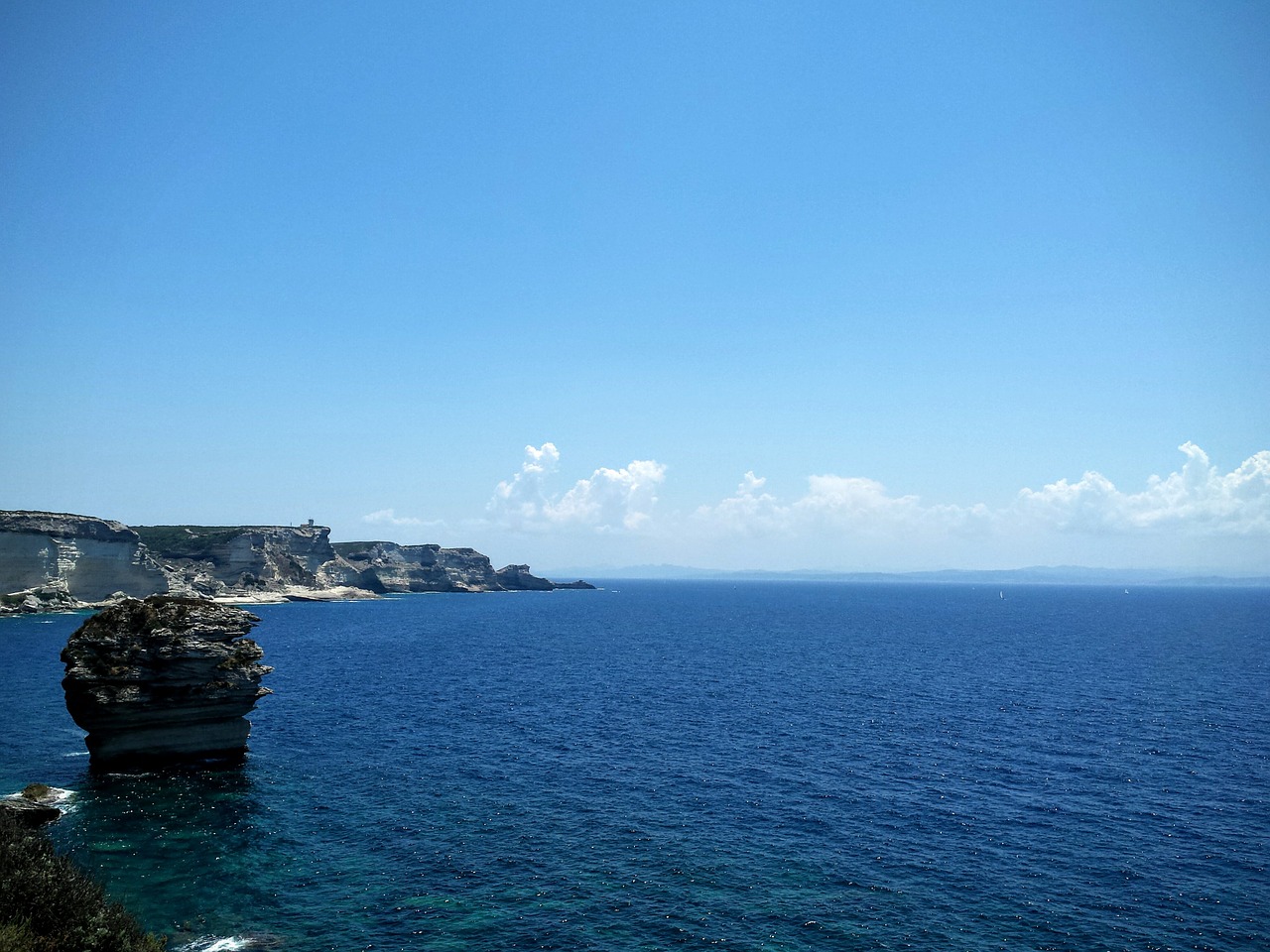 Bonifacio, Korsika, France, Skala, Grūdų Sable, Akmenys, Viduržemio Jūros, Jūra, Nemokamos Nuotraukos,  Nemokama Licenzija