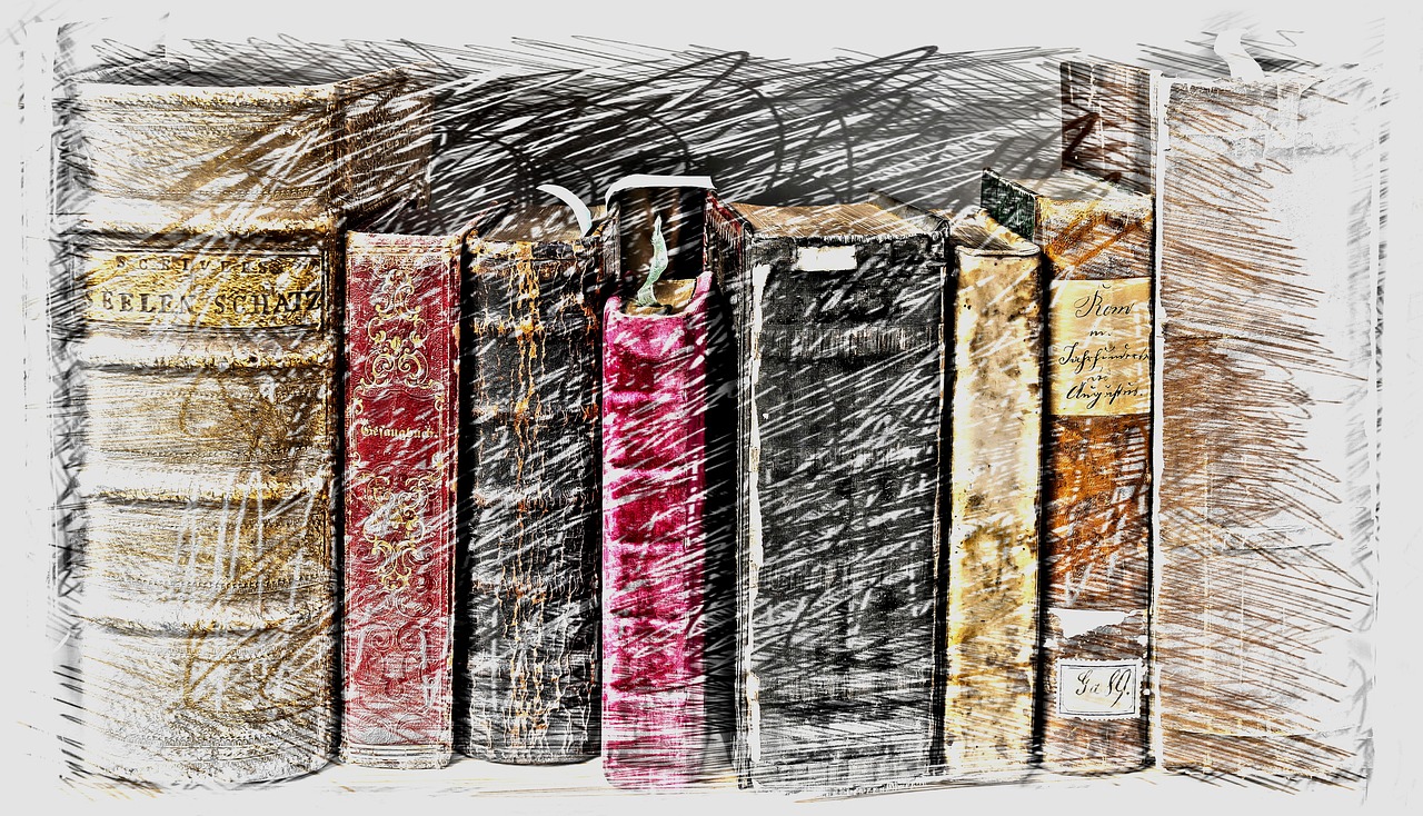 Knyga, Skaityti, Senas, Literatūra, Piešimas, Spalvinga, Puslapiai, Knygos, Knygų Lentyna, Senos Knygos