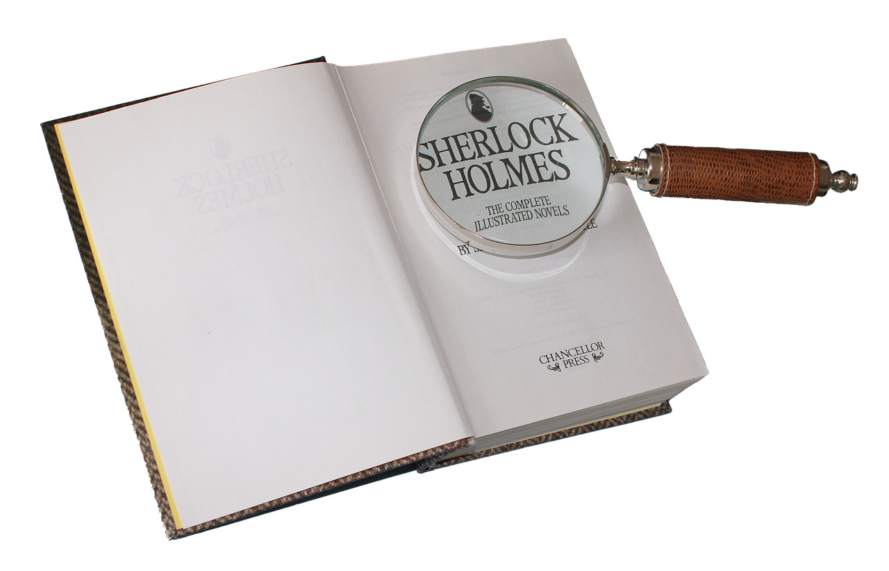 Knyga, Šerlokas Holmsas, Paslaptis, Detektyvas, Populiarus, Skaityti, Kepėjų Gatvė, Padidinamas, Stiklas, Victorian