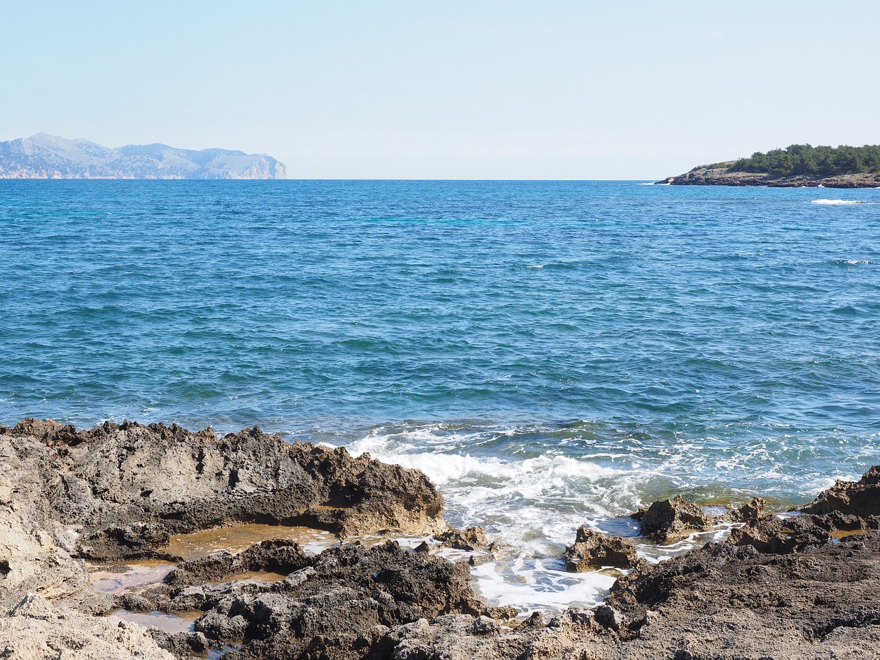 Užsakytas, Maljorka, Terjerų Kvartalas, Jūra, Papludimys, Kranto, Aš Krešėjau, Alcúdia, Isles Spain, Tai Barcares