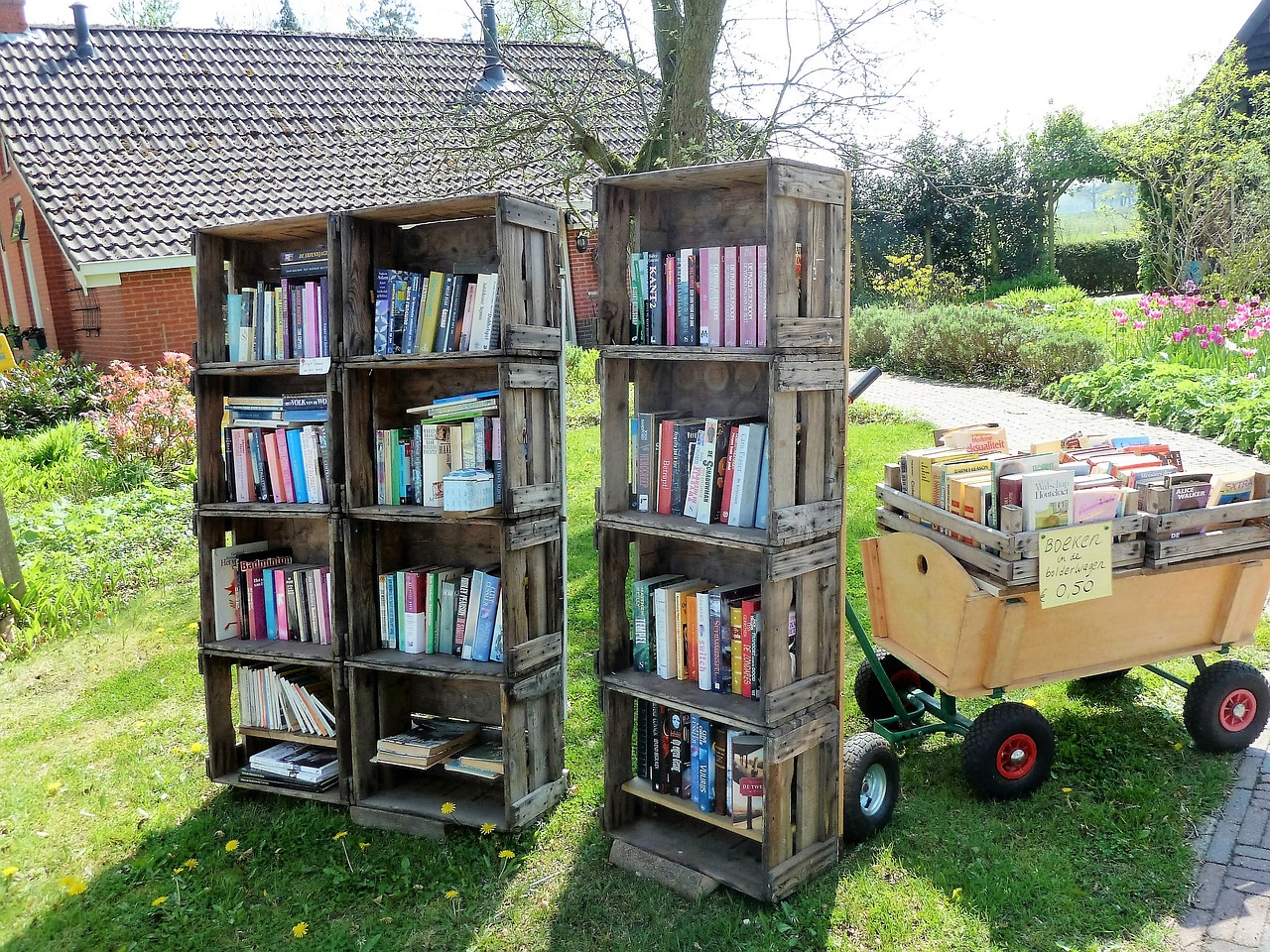 Knygos, Biblioteka, Spinta, Prekyba, Skaityti, Kaimas, Nemokamos Nuotraukos,  Nemokama Licenzija