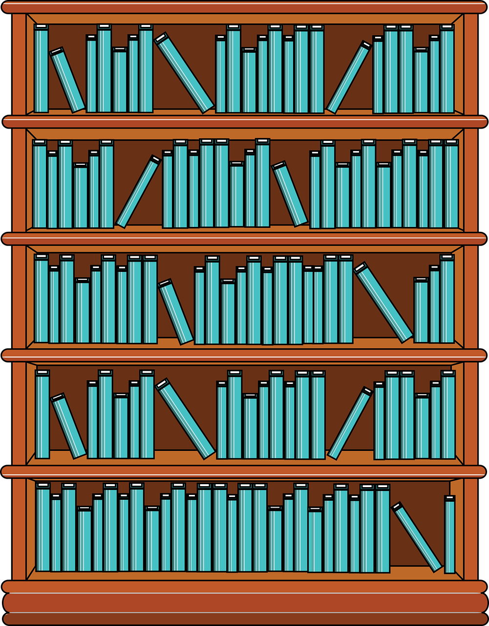 Knygų Lentyna, Knygos, Biblioteka, Švietimas, Mokykla, Žinios, Literatūra, Studijuoti, Lentyna, Knygynas