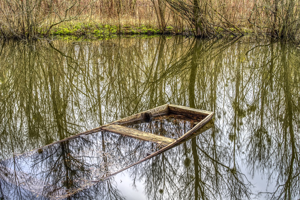 Boot, Irklavimo Valtis, Buriuotojas, Vanduo, Povandeninis, Eiti Pagal, Sumažėjo, Auenwald, Aue, Rinas