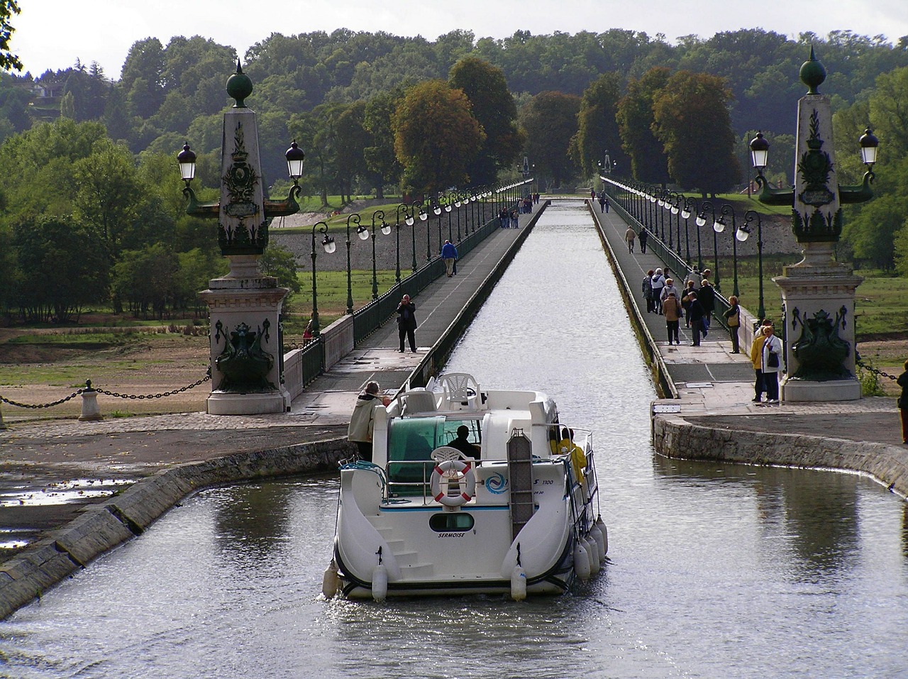 Boot, Kanalas, Keltas, Transportas, Vandens Kanalas, France, Upės Tiltas, Loire, Nemokamos Nuotraukos,  Nemokama Licenzija