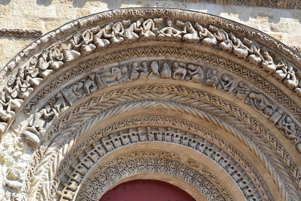 Bordo, Bažnyčia, Skydas, Karalius, Biblija, Gotika, Aquitaine, Gironde, France, Nemokamos Nuotraukos