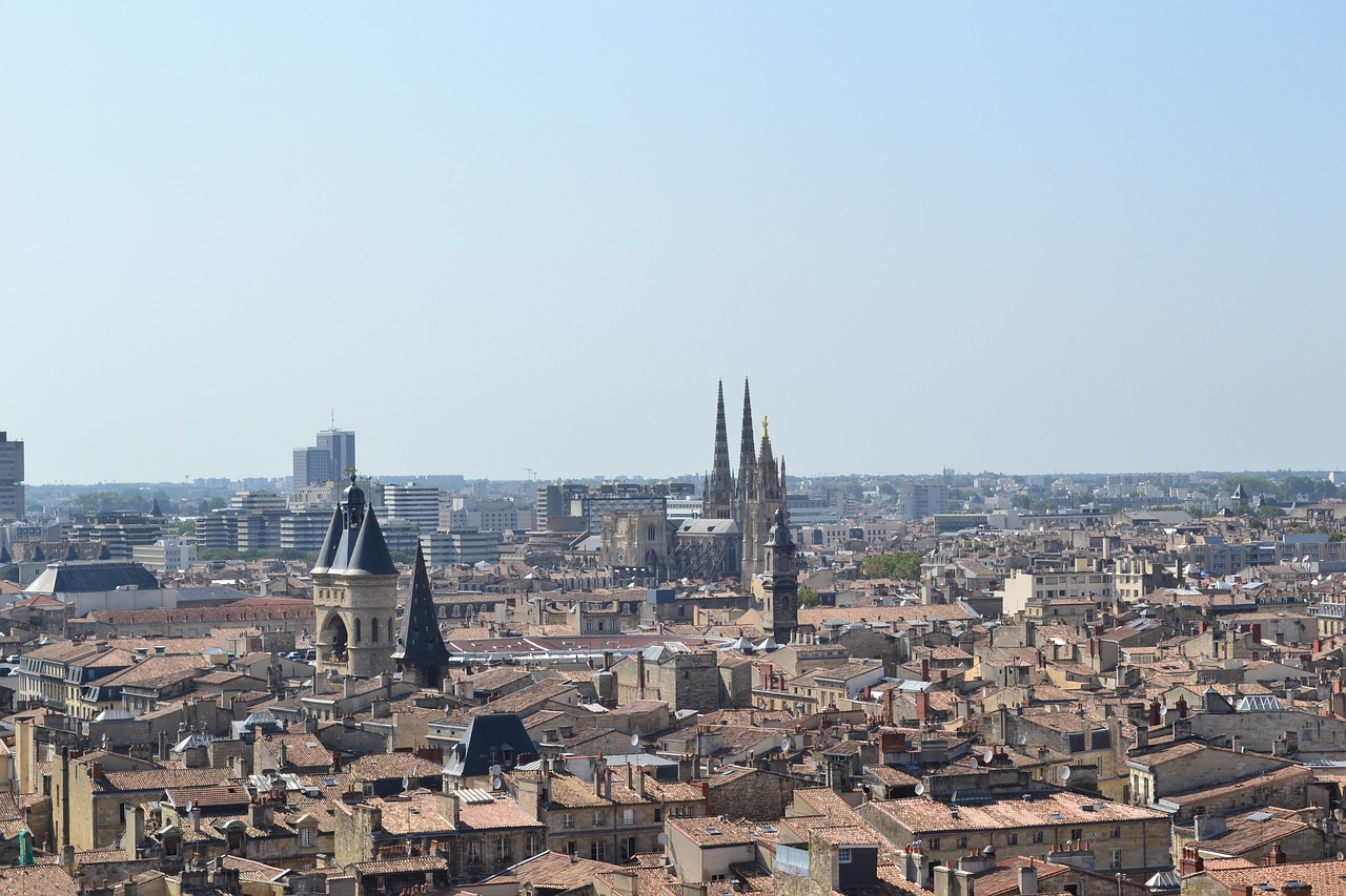 Bordo, Miestas, Oro Vaizdas, France, Namai, Stogai, Didelis Varpas, Aquitaine, Gironde, Nemokamos Nuotraukos