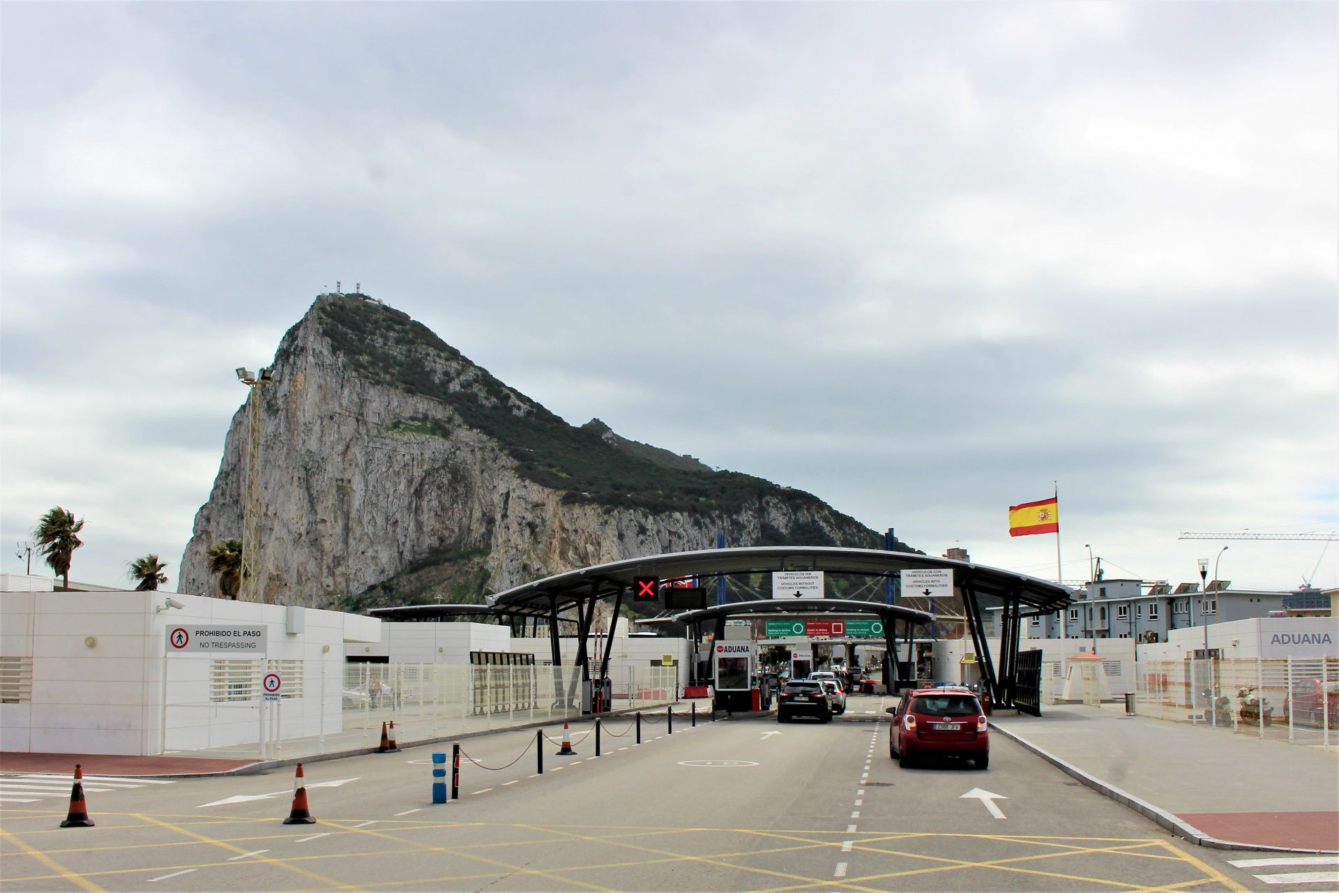 Gibraltaras,  Uk,  Ispanija,  Andalūzija,  La & Nbsp,  Linea,  Sienos,  Kontrolė,  Costa,  Del