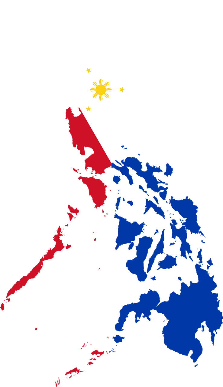 Sienos, Šalis, Vėliava, Geografija, Žemėlapis, Tauta, Asija, Kontūrai, Filipinai, Svg