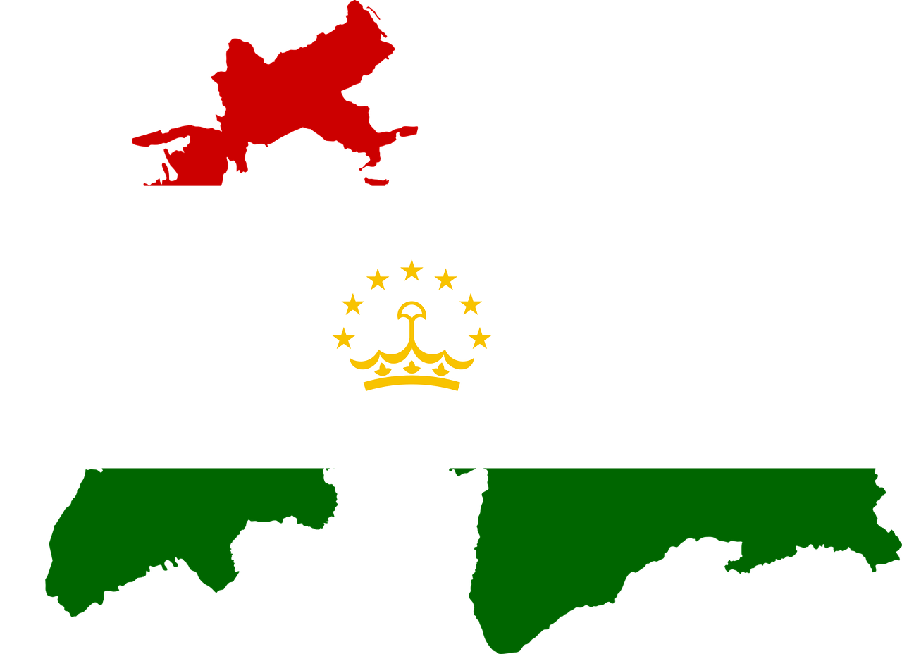 Sienos, Šalis, Vėliava, Geografija, Žemėlapis, Tauta, Asija, Kontūrai, Tajikistanas, Svg