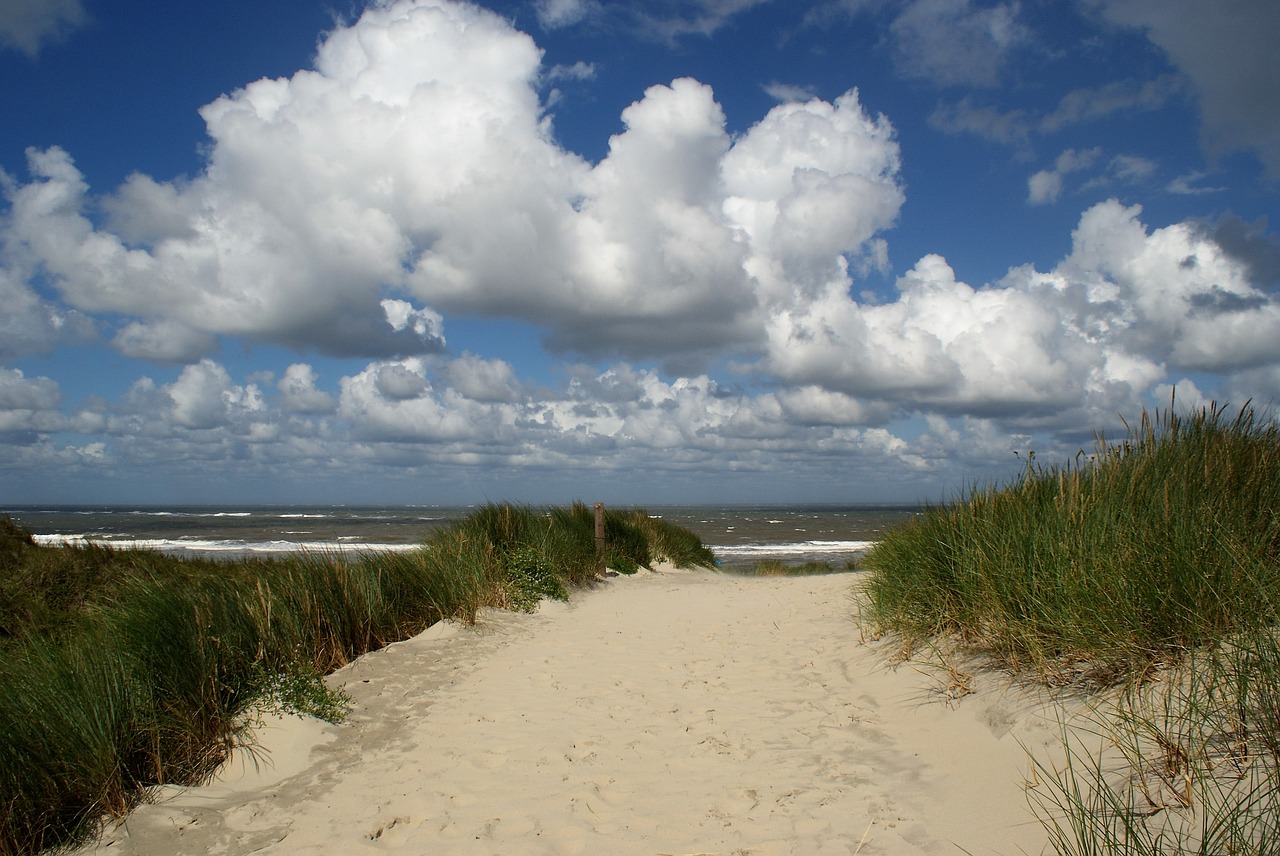 Borkum, Šiaurės Jūra, Papludimys, Kranto, Kelias, Smėlis, Nemokamos Nuotraukos,  Nemokama Licenzija