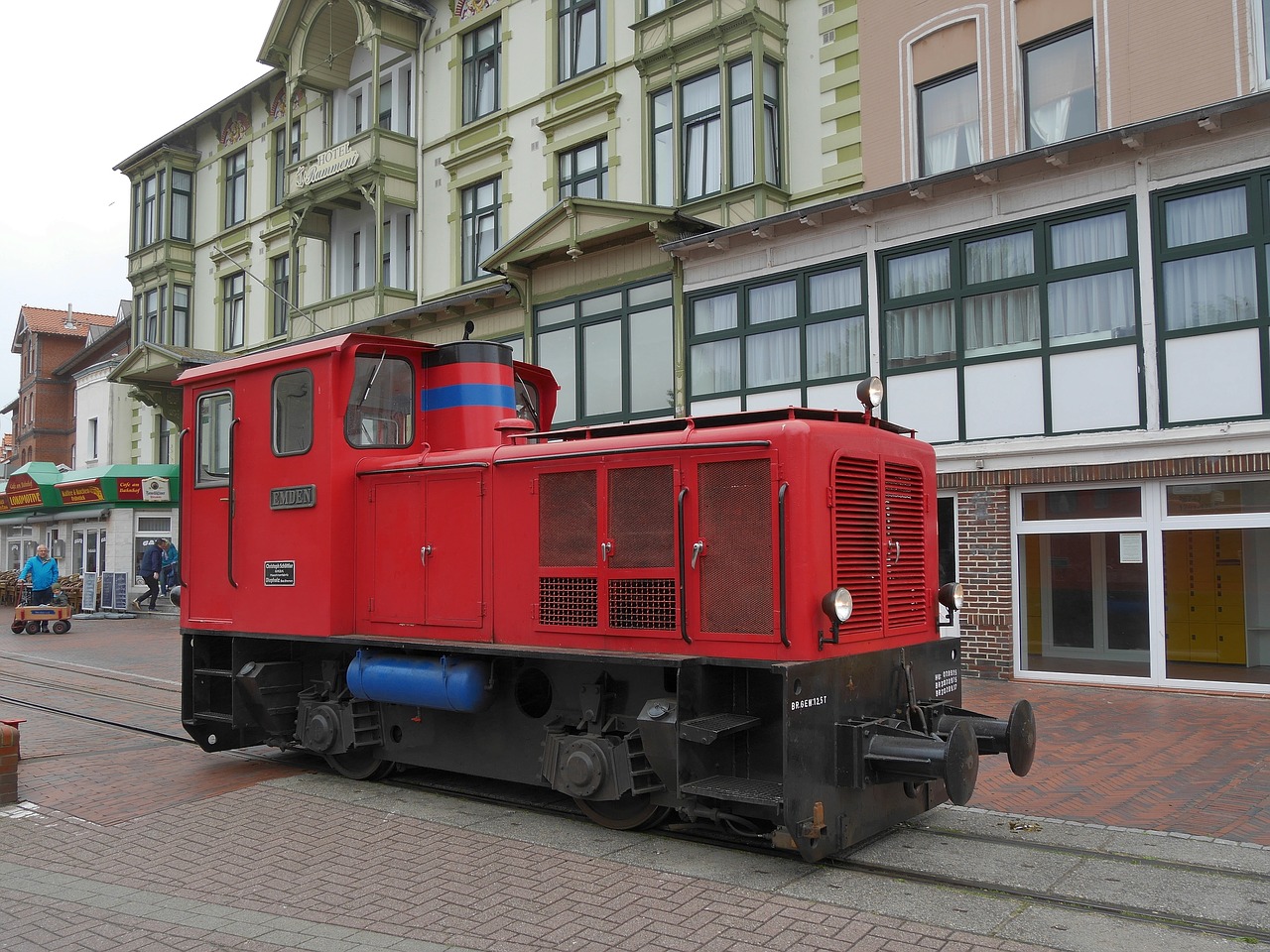 Borkum,  Mažas Malta,  Island Geležinkelio,  Šilumvežis,  Loco,  Emden,  Borkum Traukinių Stoties,  Siaurasis Geležinkelis,  Kelių,  Vieta