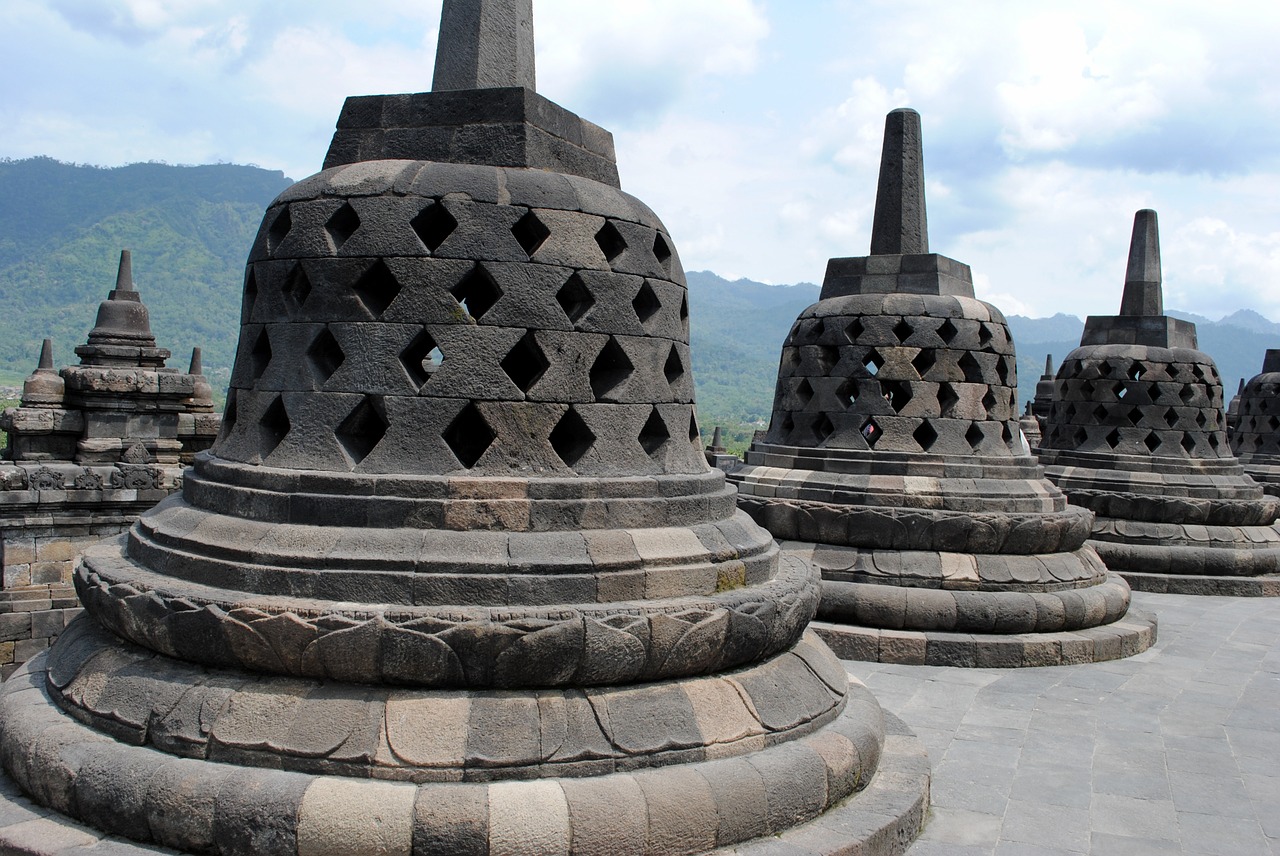 Borobuduras, Indonezija, Bu, Budizmas, Šventykla, Nemokamos Nuotraukos,  Nemokama Licenzija