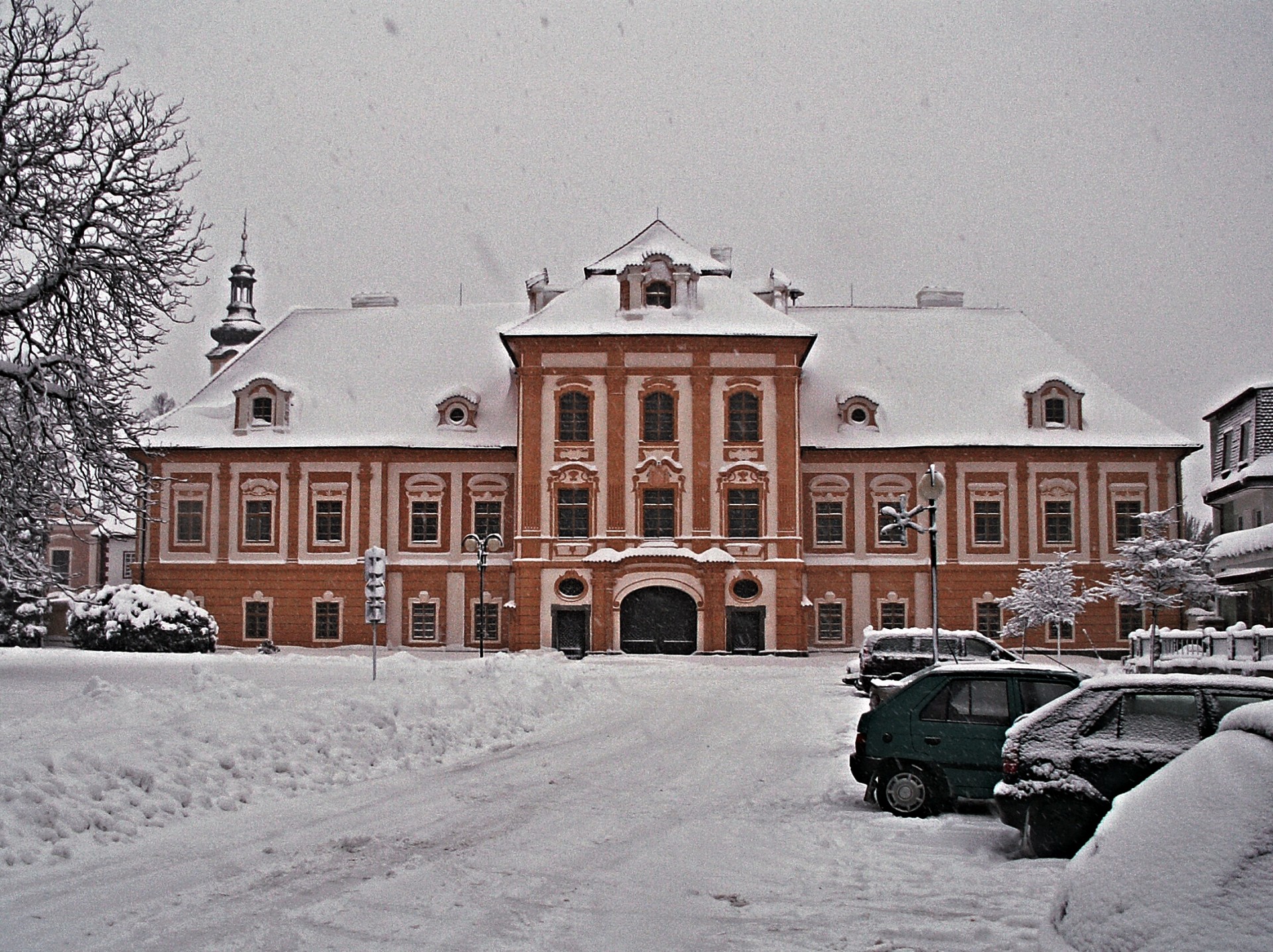 Borovany & Nbsp,  Vienuolynas,  Žiema,  Sniegas,  Kvadratas,  Sniegas,  Pilis,  Architektūra,  Borovany Pilis Žiemą, Nemokamos Nuotraukos