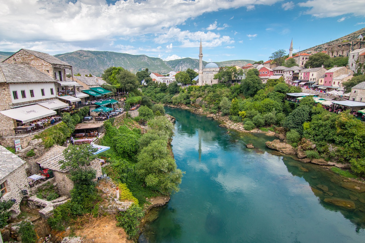 Bosnija, Mostar, Herzegovina, Europa, Kelionė, Orientyras, Istorija, Miestas, Miestas, Žinomas