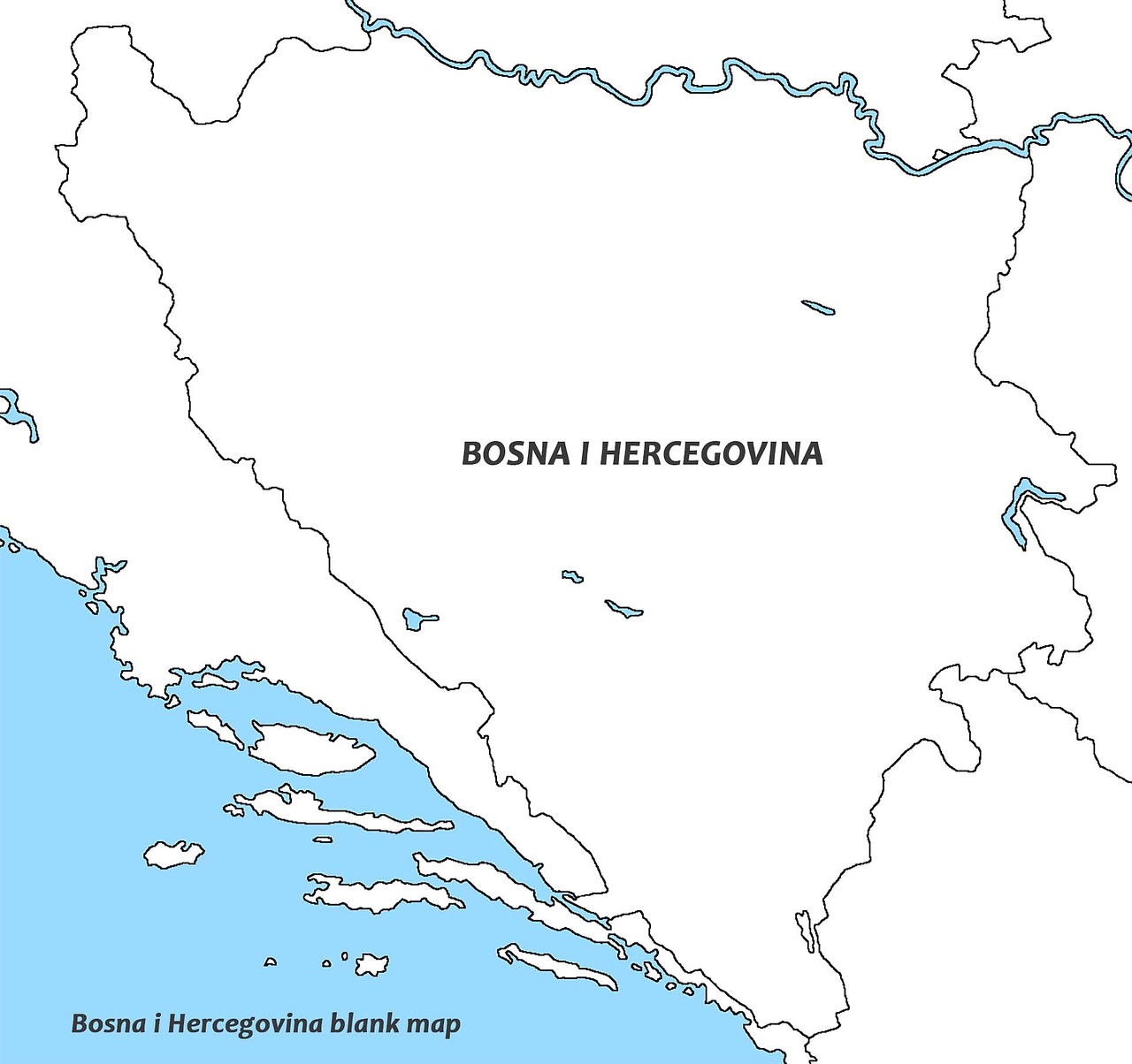 Bosnija Ir Hercegovina, Baltas Žemėlapis, Pasaulis, Balkanai, Tuščias Žemėlapis Bosnija Ir Hercegovina, Europa, Nemokamos Nuotraukos,  Nemokama Licenzija