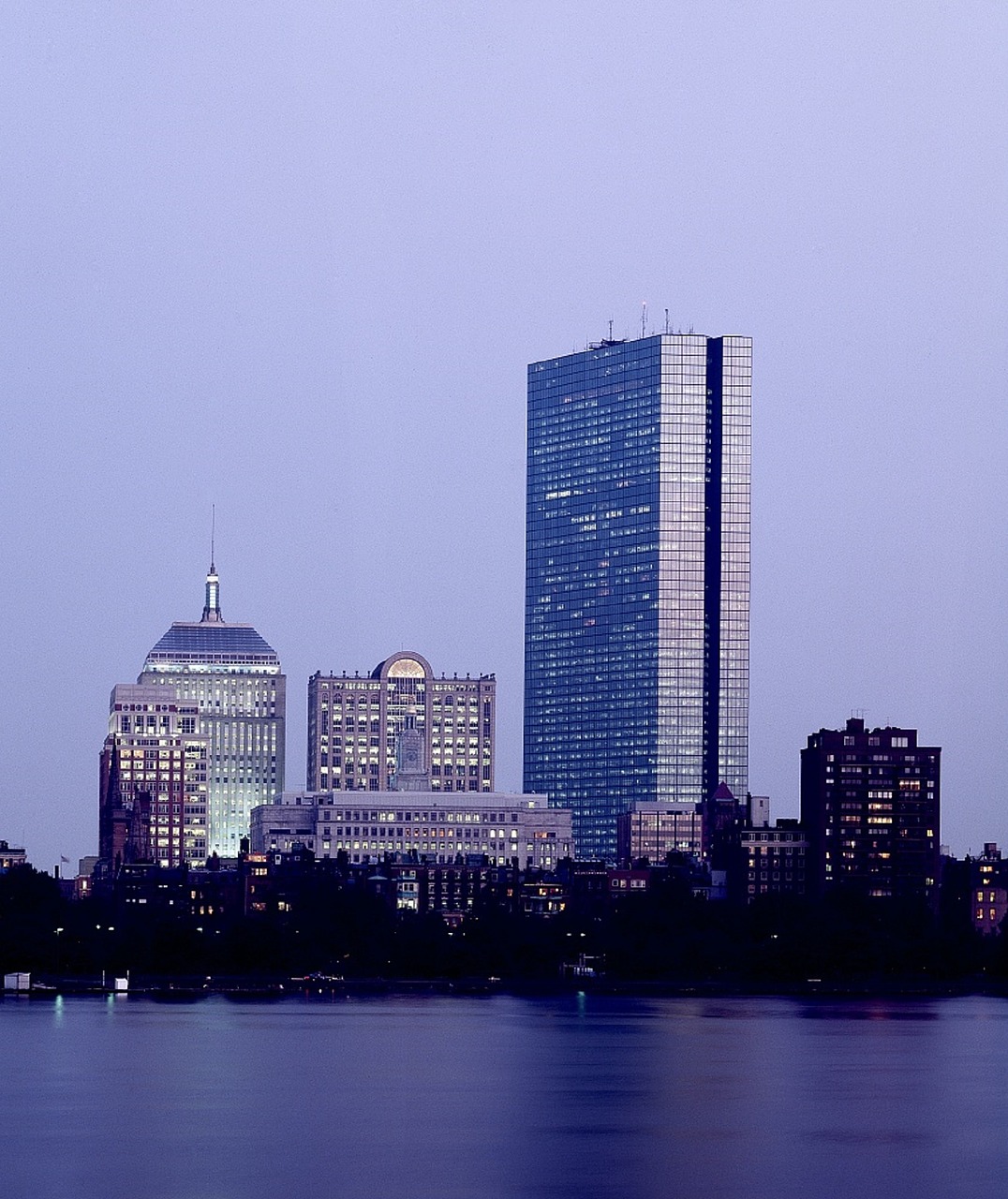 Bostonas,  Massachusetts,  Panorama,  Miesto,  Žibintai,  Atspindys,  Architektūra,  Miesto Panorama,  Pastatai,  Vanduo