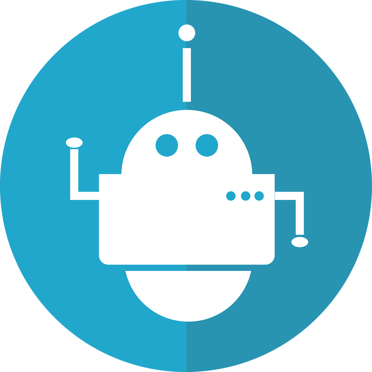 Bot Piktograma, Robotas, Automatizuota, Cyborg, Bot, Robotas, Futuristinis, Ateitis, Automatika, Nemokama Vektorinė Grafika