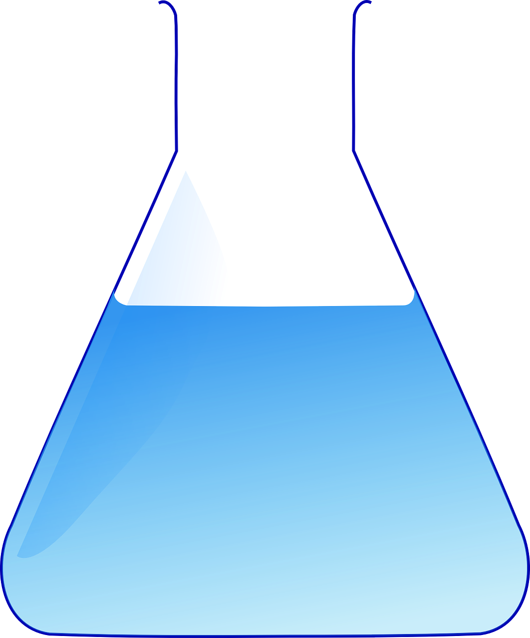 Butelis, Kolba, Laboratorija, Skystis, Mėlynas, Pusė, Eksperimentas, Nemokama Vektorinė Grafika, Nemokamos Nuotraukos,  Nemokama Licenzija