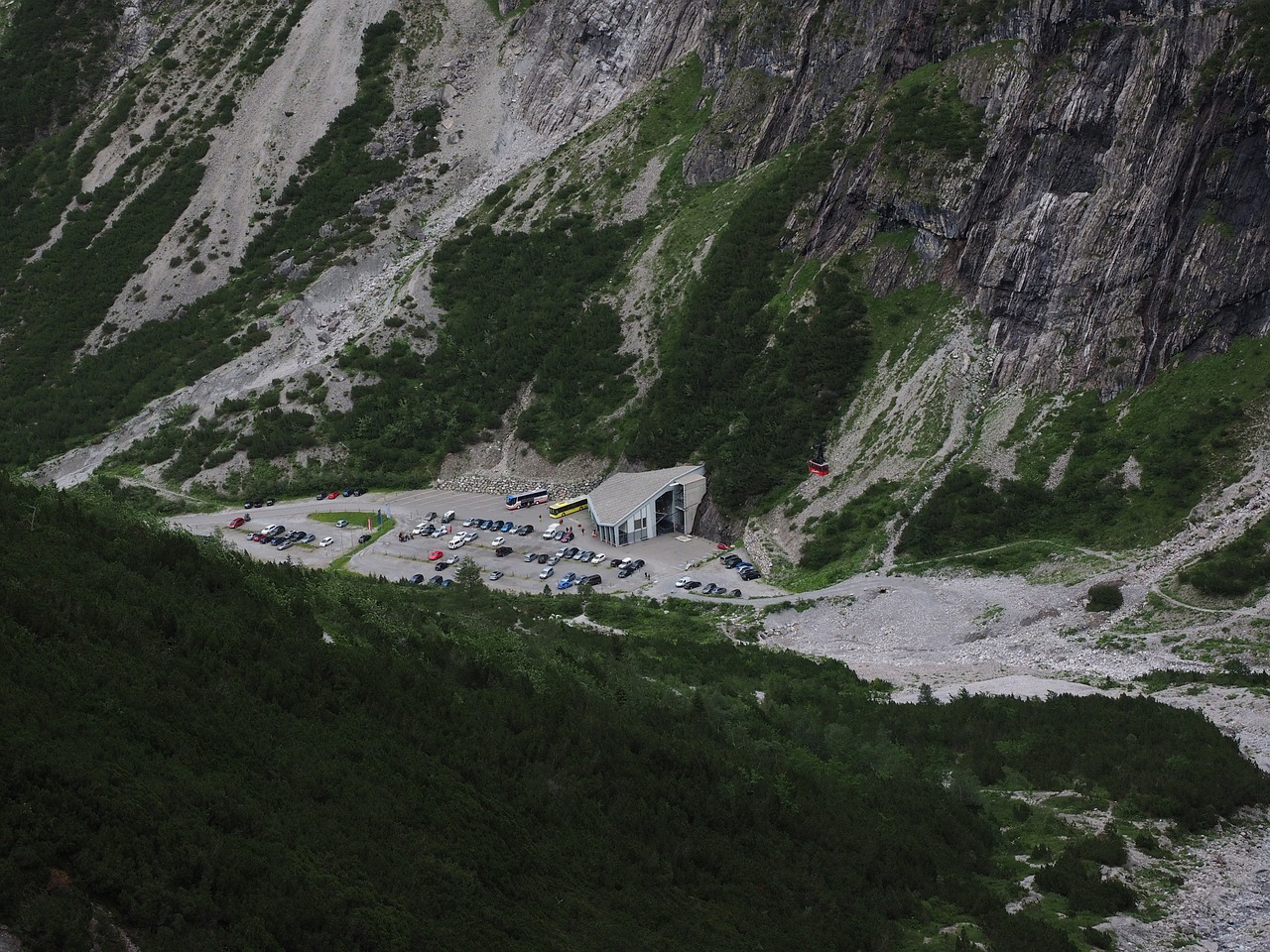 Dugno Stotis, Automobilių Stovėjimo Aikštelė, Lünerseebahn, Kalnai, Alpių, Brandner Tal, Nemokamos Nuotraukos,  Nemokama Licenzija