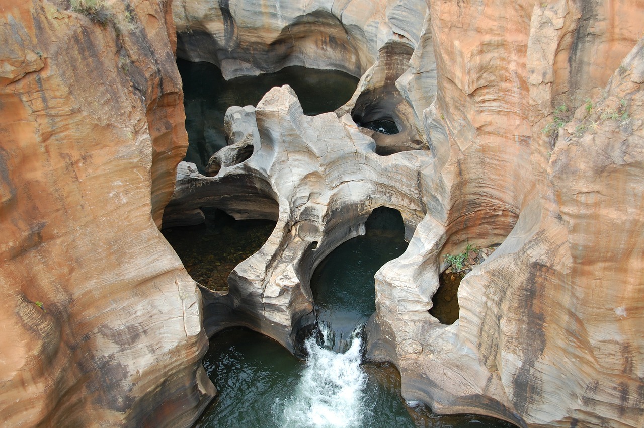 Bourke Luck Potholes, Pietų Afrika, Afrika, Gamta, Vanduo, Kraštovaizdis, Natūralus Vanduo, Nemokamos Nuotraukos,  Nemokama Licenzija