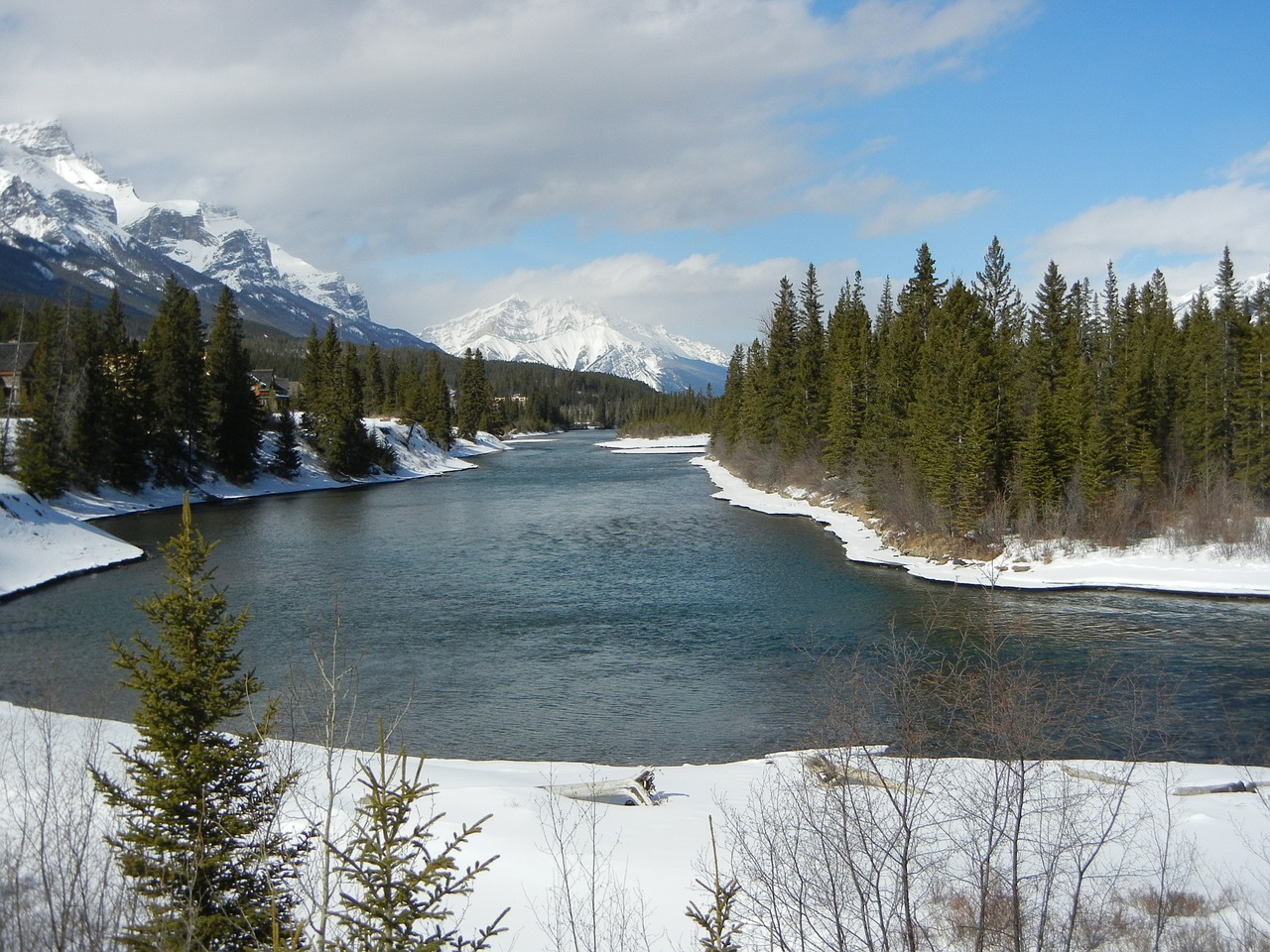 Lankas Upė, Canmore, Alberta, Upė, Lauke, Gamta, Kanada, Nemokamos Nuotraukos,  Nemokama Licenzija
