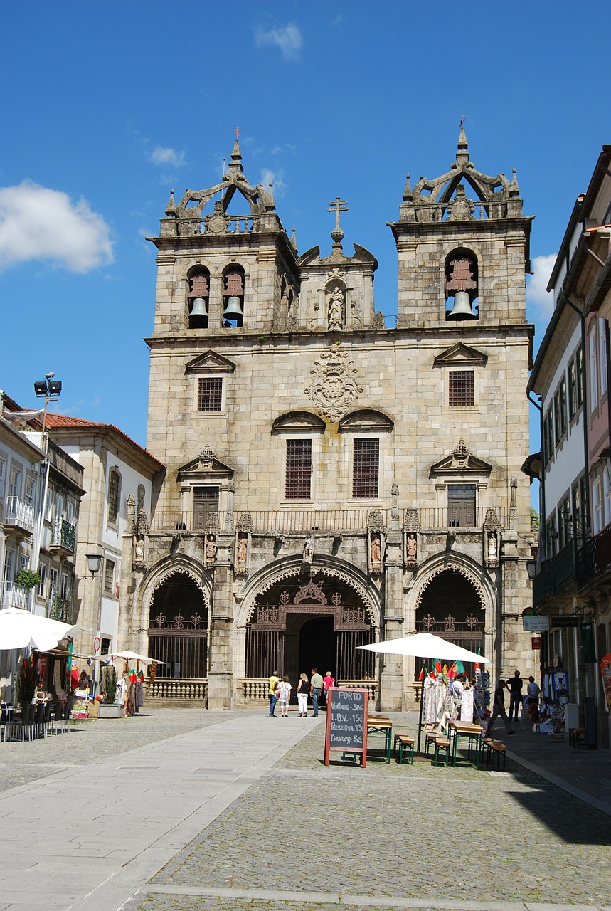 Braga, Katedra, Portugal, Nemokamos Nuotraukos,  Nemokama Licenzija