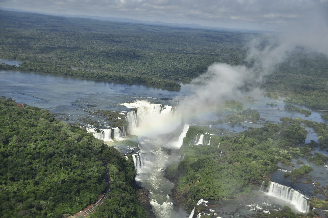 Brazilas, Krioklys, Brazilija, Džiunglės, Gamta, Kraštovaizdis, Atogrąžų Miškai, Iguazu, Pietų Amerika, Nemokamos Nuotraukos