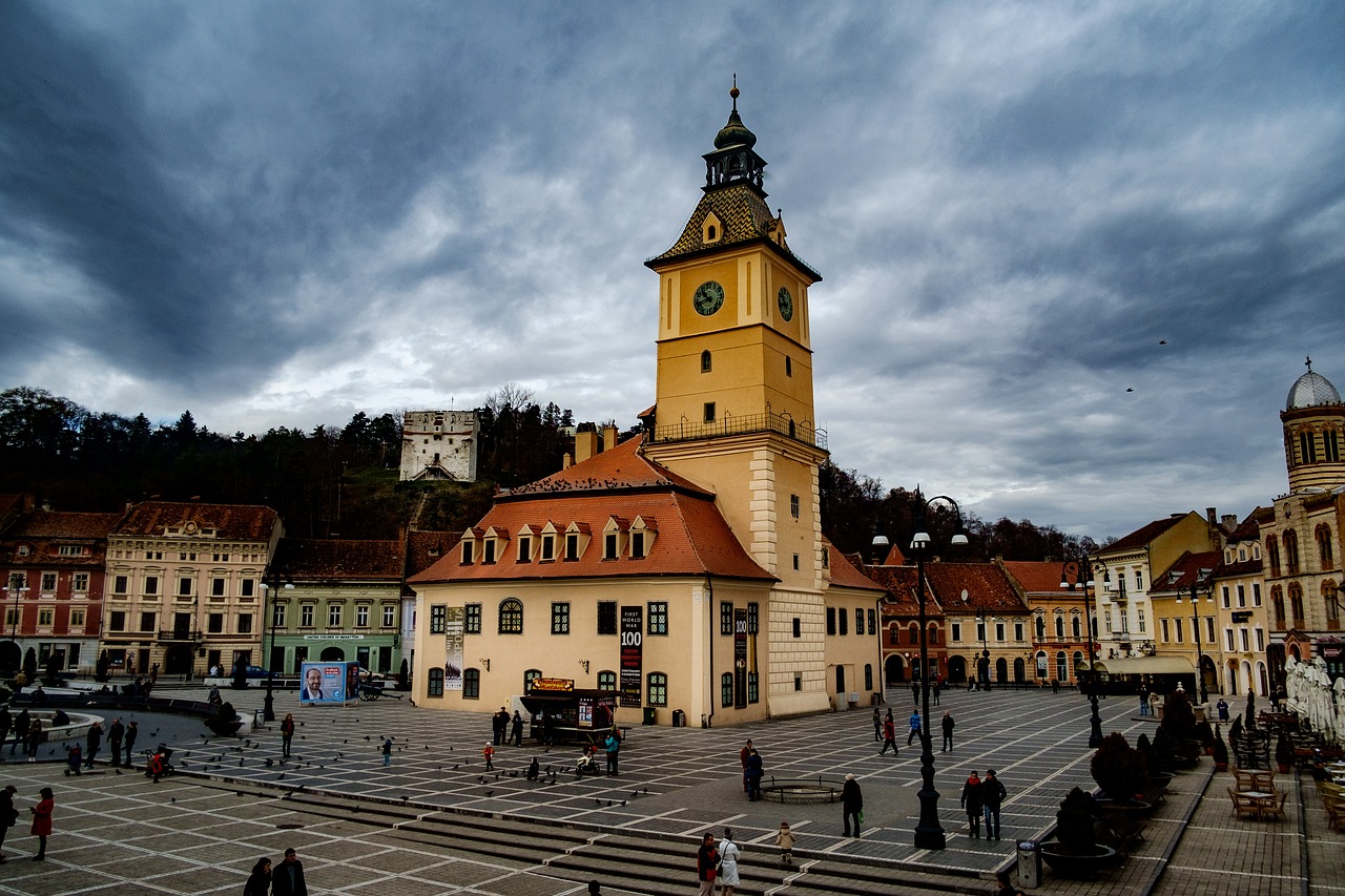 Brasov, Miesto Panorama, Transilvanija, Miesto, Nemokamos Nuotraukos,  Nemokama Licenzija