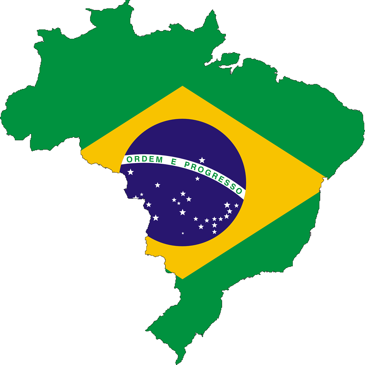 Brazilija, Vėliava, Žemėlapis, Simbolis, Brazilijos, Šalis, Brazilijos Vėliava, Reklama, Nemokamos Nuotraukos,  Nemokama Licenzija