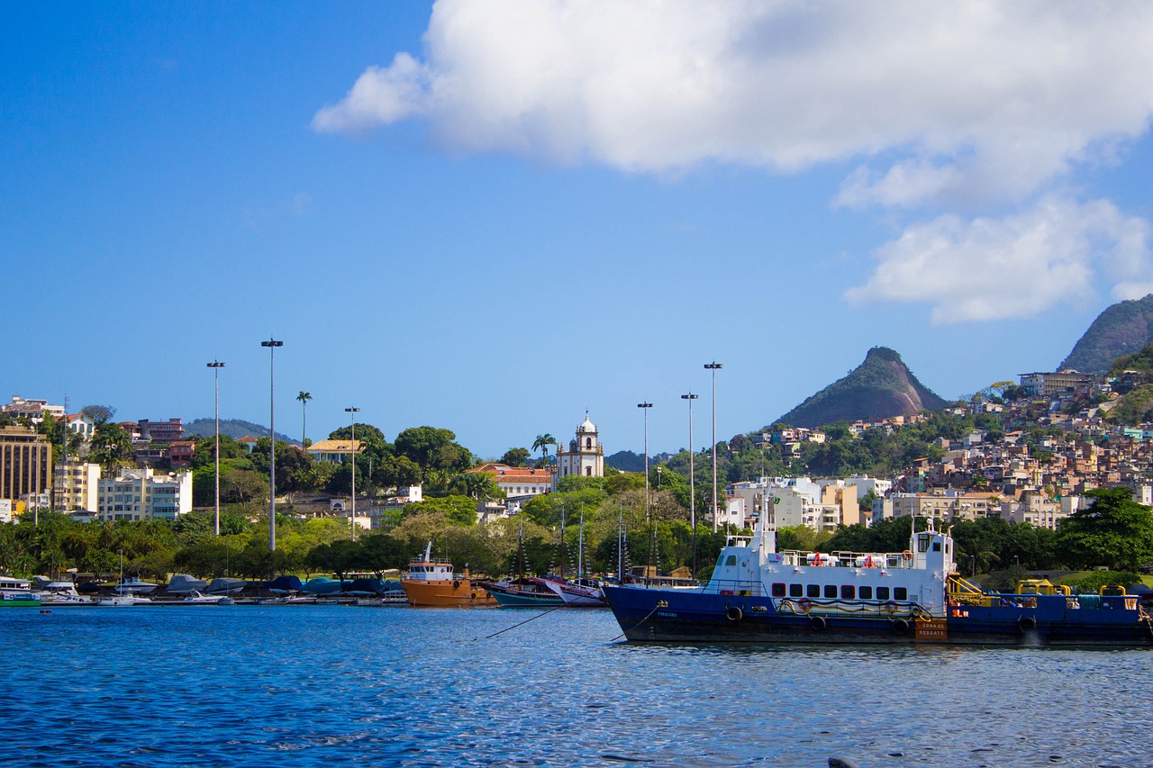 Brazilija, Beira Mar, Vandenynas, Kraštovaizdis, Baia De Guanabara, Važiuoti, Kalnas, Valtys, Vasara, Litoral