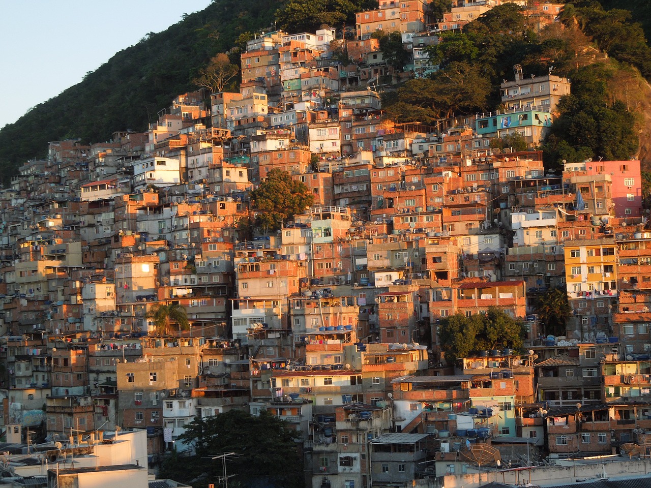 Brazilija,  Favela,  Lūšnynų,  Rio De Janeiro,  Saulėtekis, Nemokamos Nuotraukos,  Nemokama Licenzija