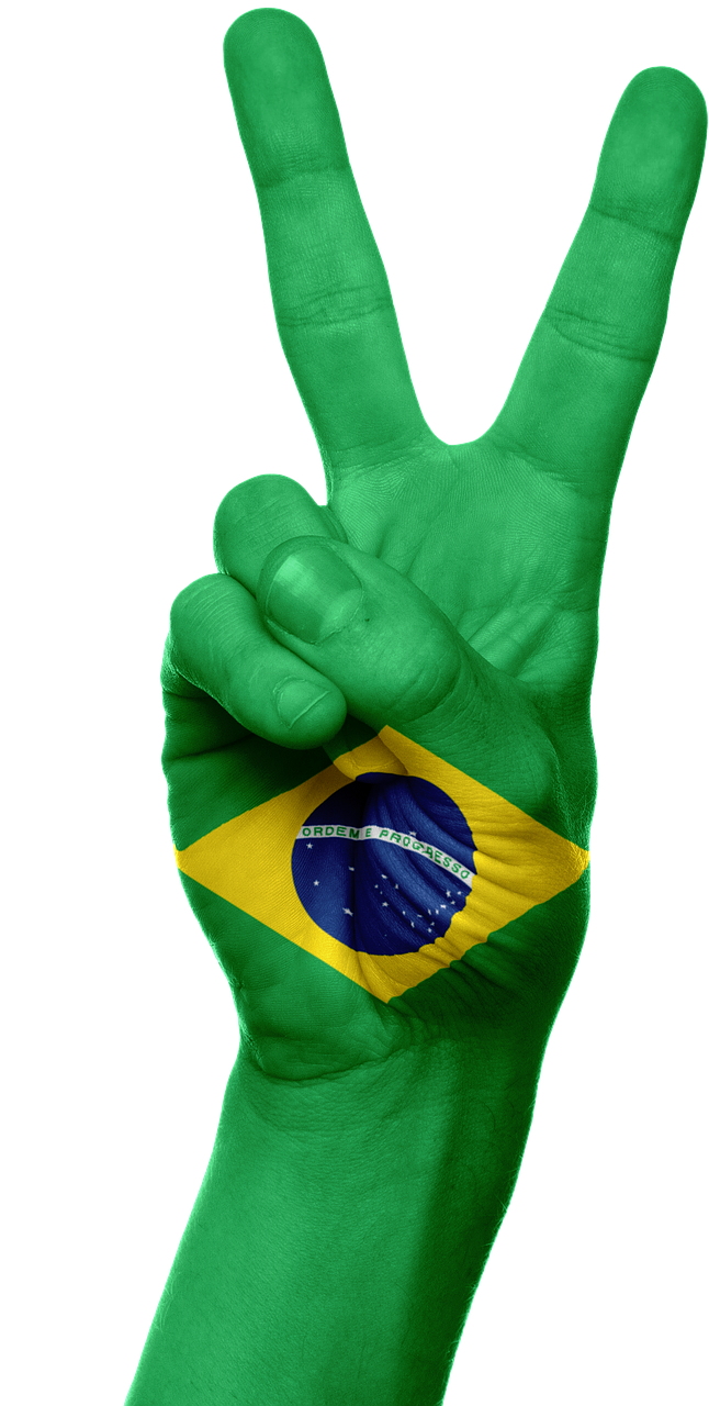 Brazilija, Vėliava, Ranka, Taika, Pergalė, Sportas, Šalis, Simbolis, Patriotizmas, Patriotinis