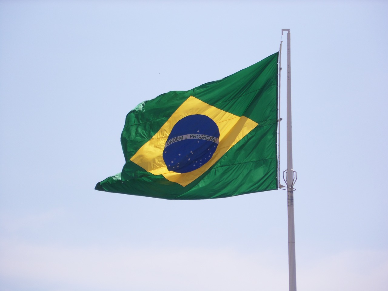 Brazilijos Vėliava, Namai, Respublika, Nemokamos Nuotraukos,  Nemokama Licenzija