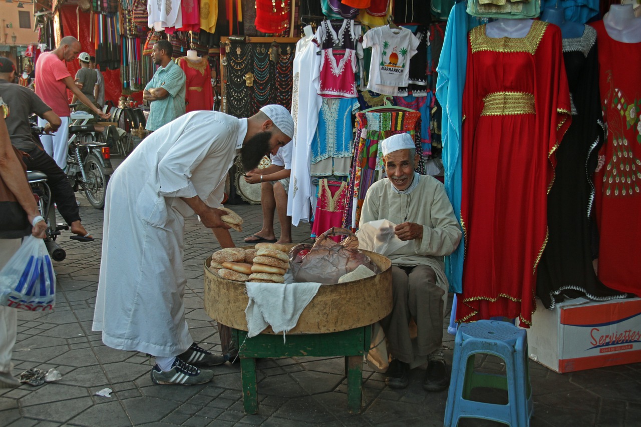 Duona, Marrakesh, Maistas, Marokas, Tradicinis, Tipiškas, Žmonės, Vyrai, Nemokamos Nuotraukos,  Nemokama Licenzija