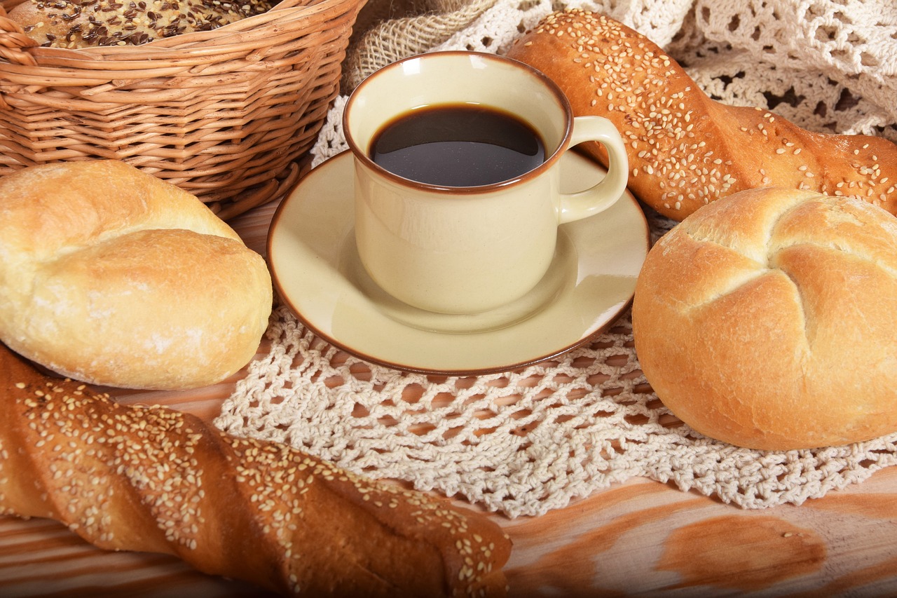 Duona, Kava, Pusryčiai, Nemokamos Nuotraukos,  Nemokama Licenzija