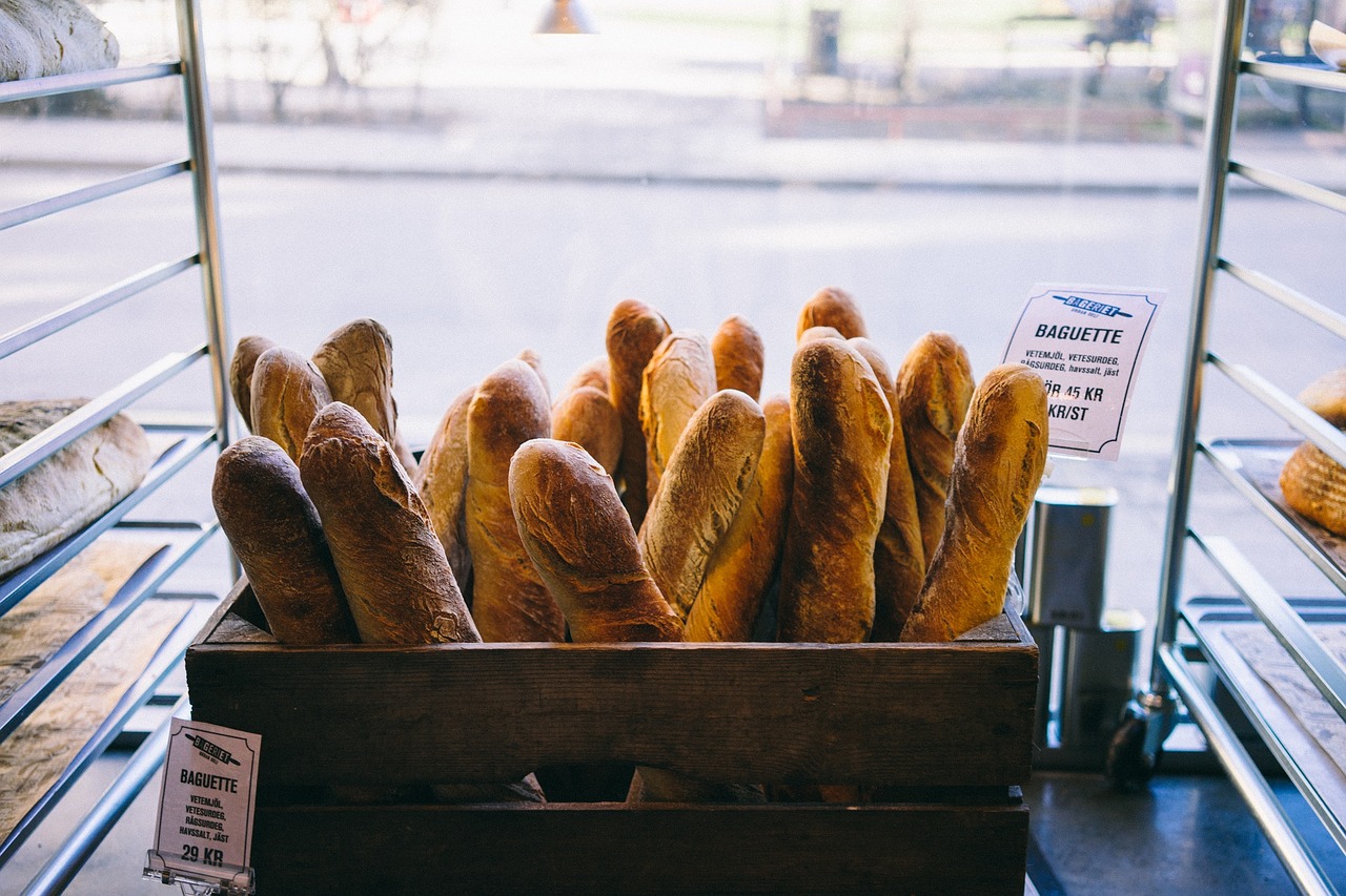 Duona, Kepiniai, Kepti, Maistas, Restoranas, Parduotuvė, Laikyti, Skanus, Baguette, Nemokamos Nuotraukos