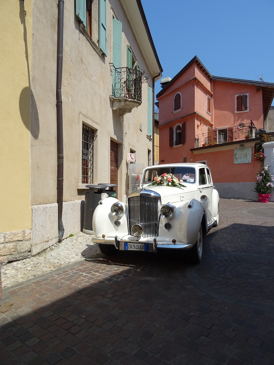 Vestuvinis Automobilis, Oldtimer, Romantiškas, Balta, Santuoka, Gėlių Dekoracijos, Bentley, Klasikinis, Oras, Nemokamos Nuotraukos