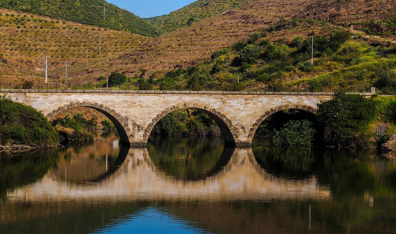 Tiltas, Duero Upė, Kraštovaizdis, Atspindys, Douro, Zamora, Ispanija, Architektūra, Vanduo, Vaizdingas