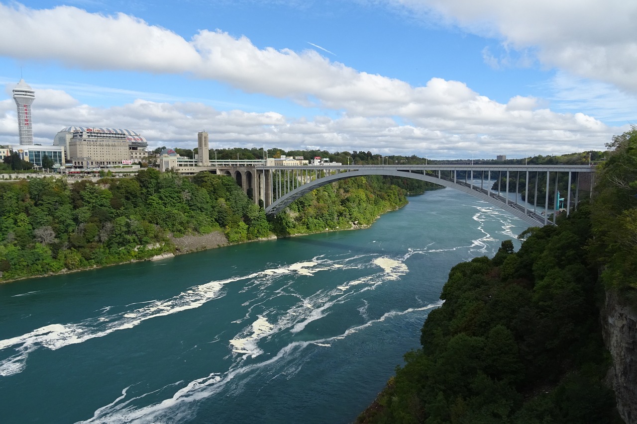 Tiltas, Vaivorykštės Tiltas, Niagara, Upė, Sienos, Usa, Kanada, Amerikietis, Nemokamos Nuotraukos,  Nemokama Licenzija