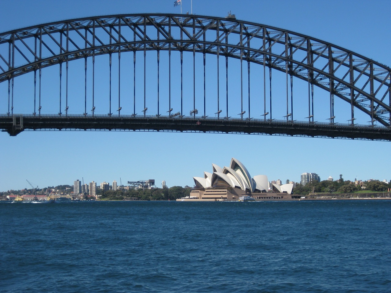 Tiltas, Australia, Sydney Skyline, Uostas, Nemokamos Nuotraukos,  Nemokama Licenzija