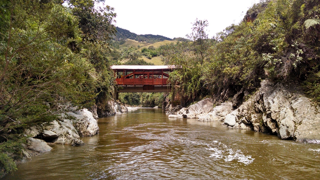 Tiltas, Kraštovaizdis, Ox Upė, Antioquia Colombia, Nemokamos Nuotraukos,  Nemokama Licenzija