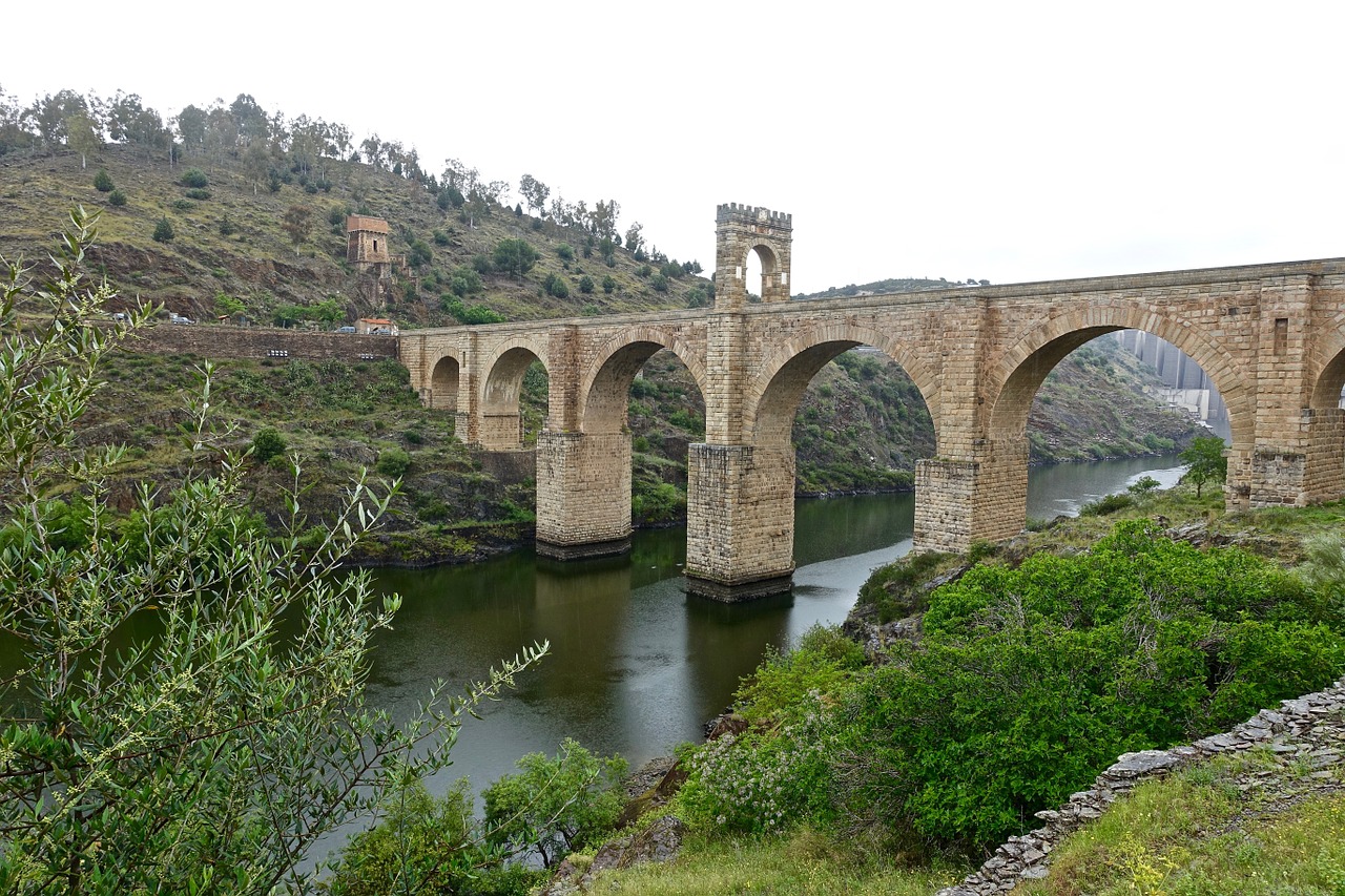 Tiltas, Alcantara, Romėnų, Istorinis, Orientyras, Paveldas, Architektūra, Unesco, Žinomas, Senovės