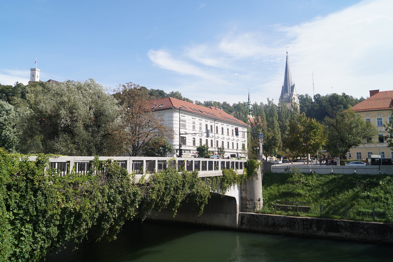Tiltas, Slovenia, Laibach, Ljubljana, Upė, Nemokamos Nuotraukos,  Nemokama Licenzija