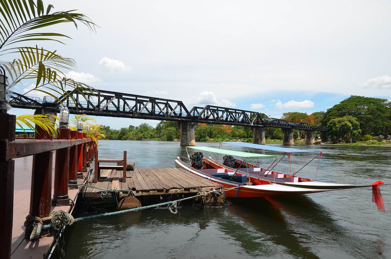 Tiltas, Upė, Kwai, Traukinys, Tailandas, Nemokamos Nuotraukos,  Nemokama Licenzija