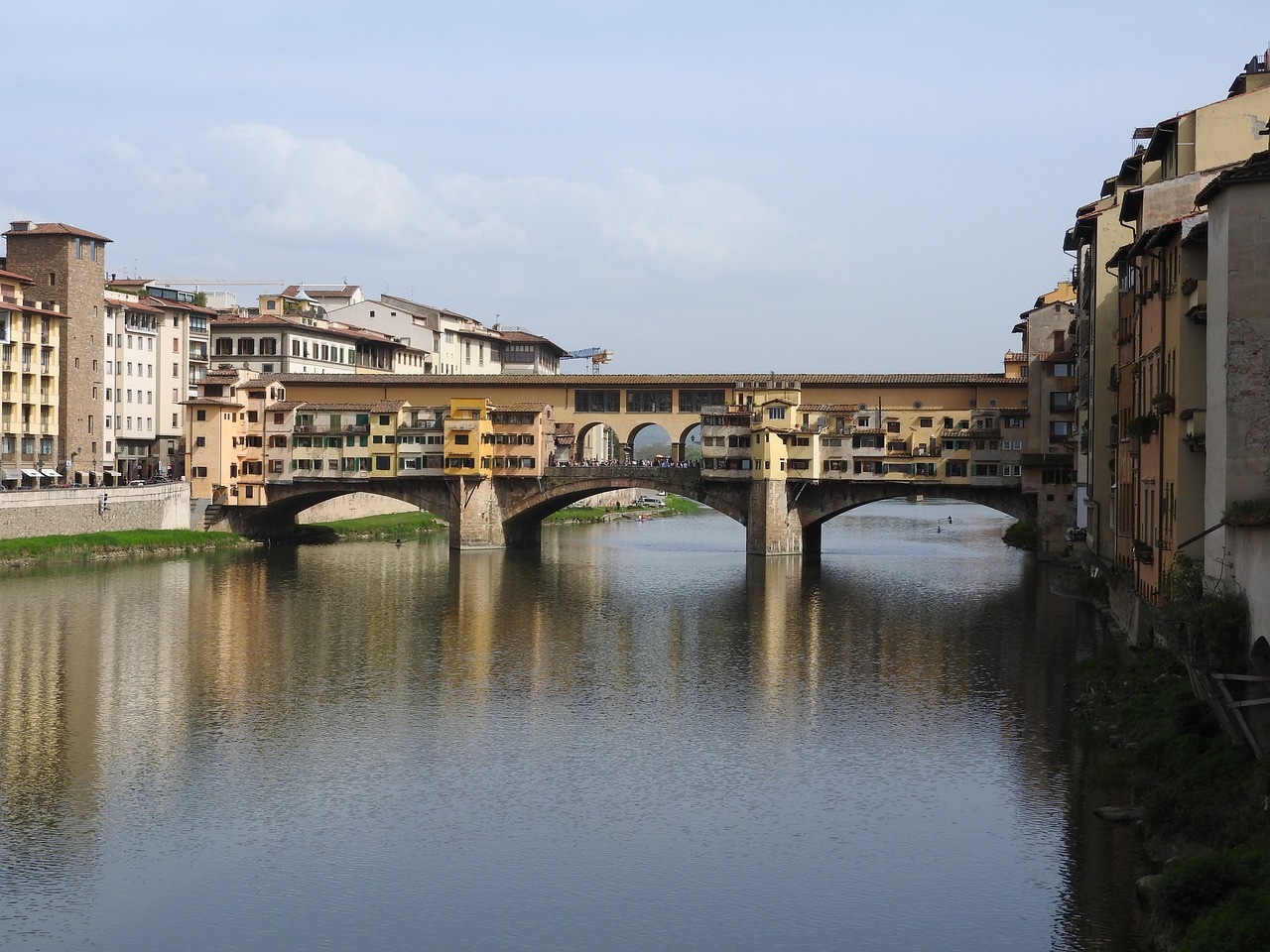 Tiltas, Ponte Vecchio, Italy, Florencija, Arno, Nemokamos Nuotraukos,  Nemokama Licenzija