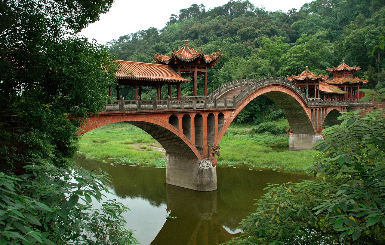 Tiltas, Leshan, Kinija, Architektūra, Nemokamos Nuotraukos,  Nemokama Licenzija